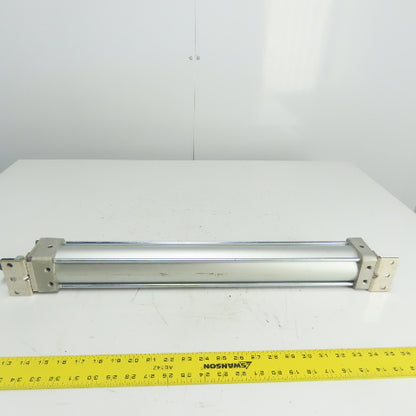 SMC NCDA1L250-2000-XB5 Double Acting Pneumatic Cylinder 20" Stroke 2-1/2" Bore