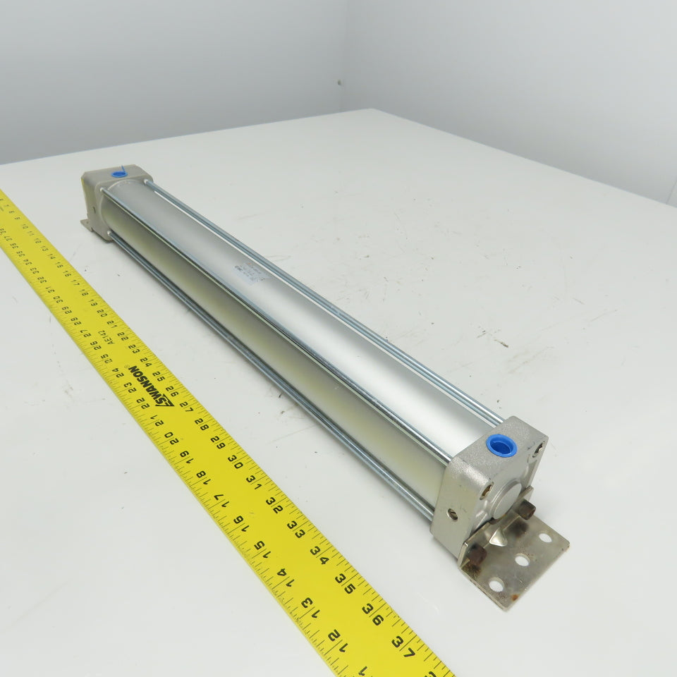 SMC NCDA1L250-2000-XB5 Double Acting Pneumatic Cylinder 20" Stroke 2-1/2" Bore