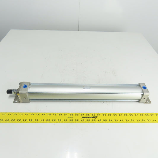 SMC NCDA1L250-2000-XB5 Double Acting Pneumatic Cylinder 20" Stroke 2-1/2" Bore