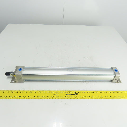 SMC NCDA1L250-2000-XB5 Double Acting Pneumatic Cylinder 20" Stroke 2-1/2" Bore