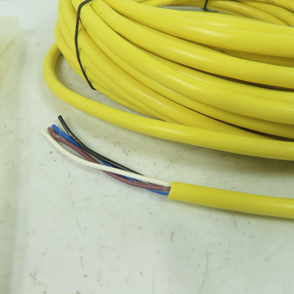 Allen Bradley 889N-F4AE-50F Bulletin 889 4-Pin Mini Straight Cordset Cable 50' L