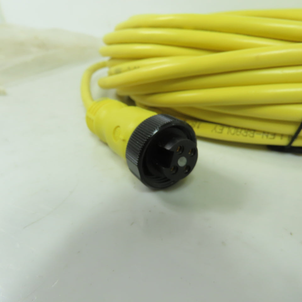 Allen Bradley 889N-F4AE-50F Bulletin 889 4-Pin Mini Straight Cordset Cable 50' L