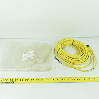 Allen Bradley 889N-F4AE-50F Bulletin 889 4-Pin Mini Straight Cordset Cable 50' L