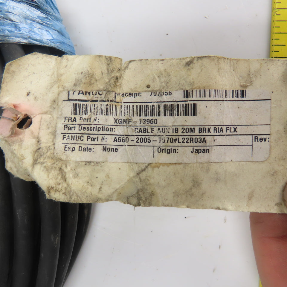 Fanuc A660-2005-T570 Robotic Cable Aux ib 20M XGMF-13960
