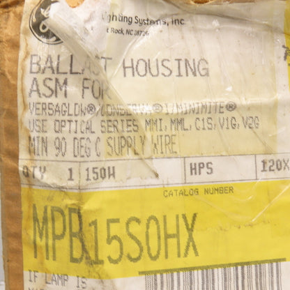 GE MPB15S0HX 150W 120-277V Ballast Housing