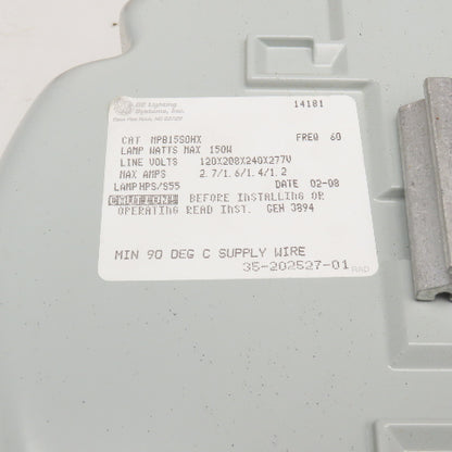 GE MPB15S0HX 150W 120-277V Ballast Housing