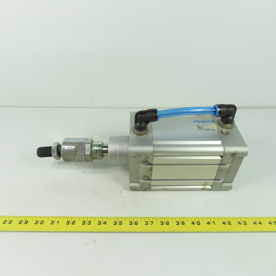 Festo DNC-100-50-PPV-A Pneumatic Cylinder 100mm Bore 50mm Bore W/ FK-M20x1.5