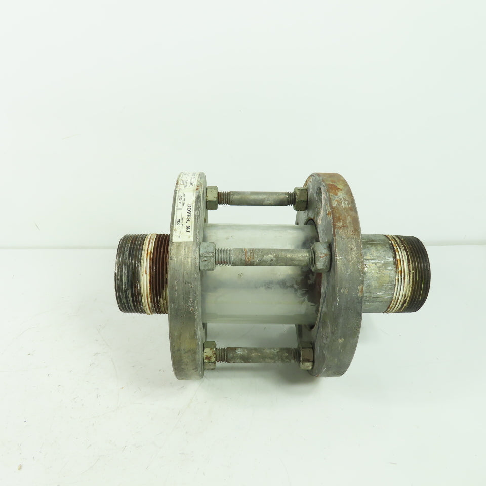 John C. Ernst CS BORO Cylinder Glass Sight Flow Indicator 100PSI