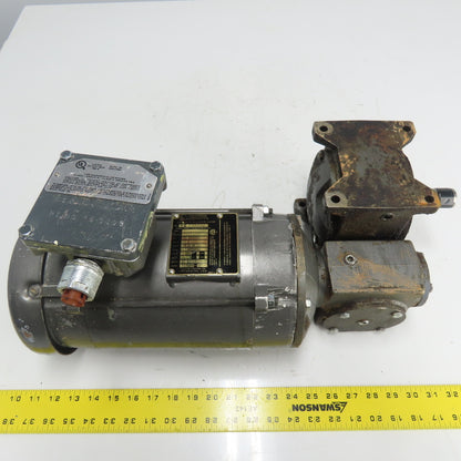 Baldor VM7007A 1/2HP Electric Gear Motor 3Ph 230/460V