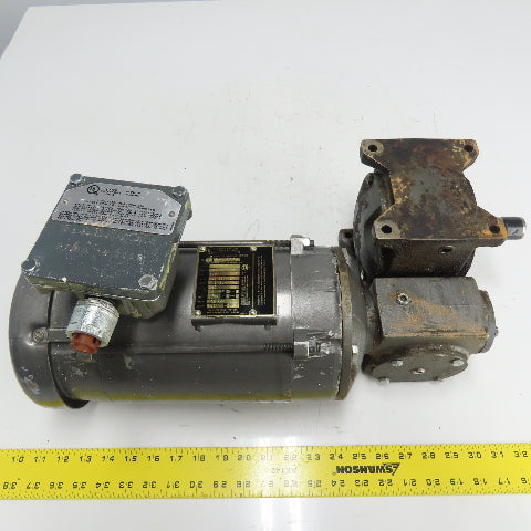 Baldor VM7007A 1/2HP Electric Gear Motor 3Ph 230/460V