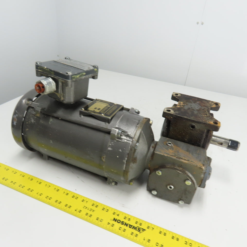 Baldor VM7007A 1/2HP Electric Gear Motor 3Ph 230/460V