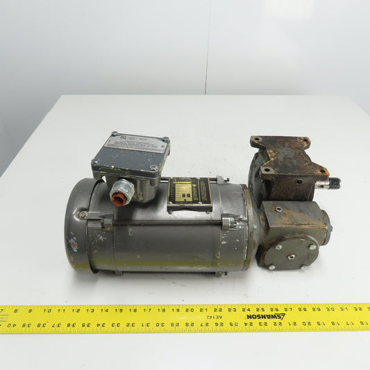 Baldor VM7007A 1/2HP Electric Gear Motor 3Ph 230/460V