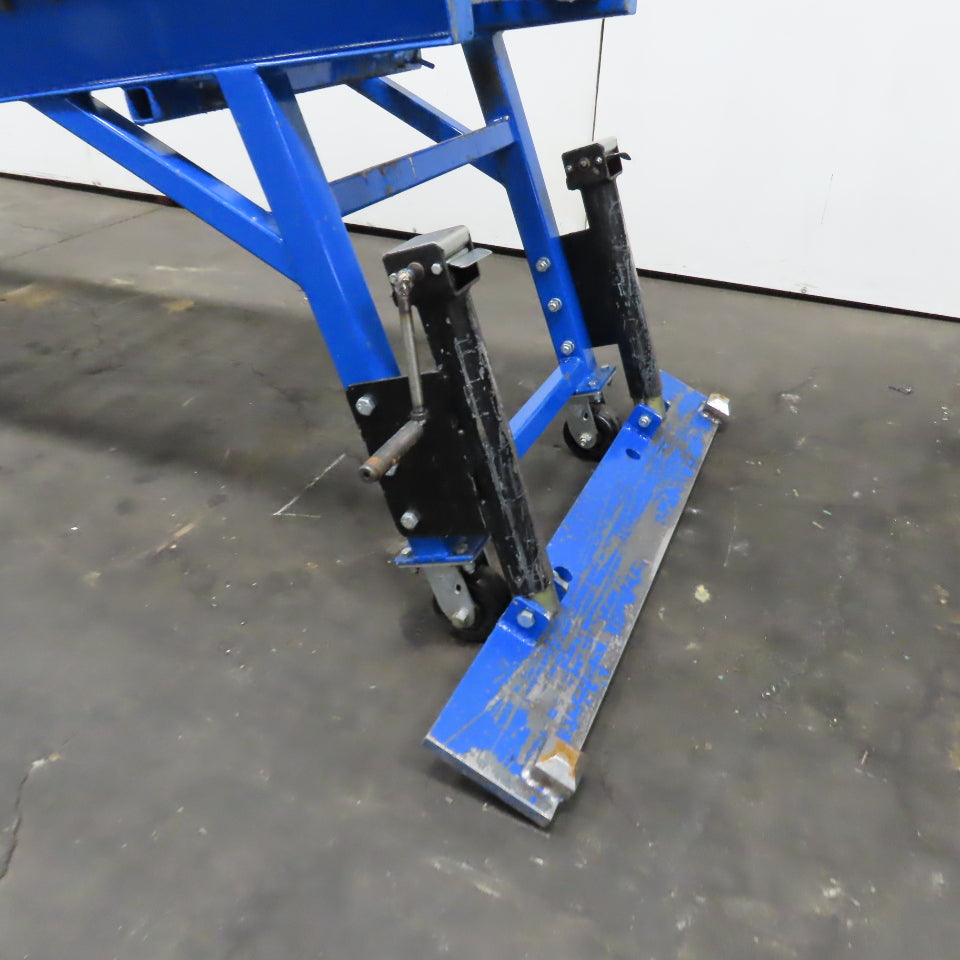 24" x 120" (10') Steel Roller Gravity Conveyor Section. 1-7/8" OD 20" BF