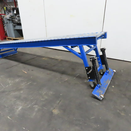24" x 120" (10') Steel Roller Gravity Conveyor Section. 1-7/8" OD 20" BF
