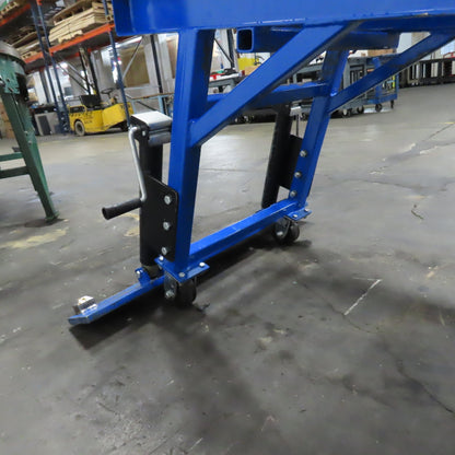 24" x 120" (10') Steel Roller Gravity Conveyor Section. 1-7/8" OD 20" BF