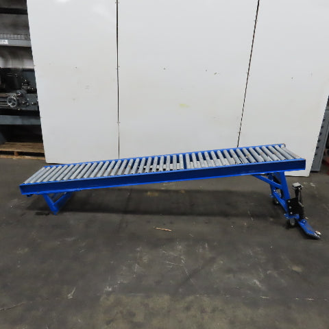 24" x 120" (10') Steel Roller Gravity Conveyor Section. 1-7/8" OD 20" BF