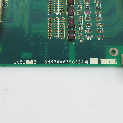 Mitsubishi BN634A639G52A QX531 PLC Control Board W/ Connectors