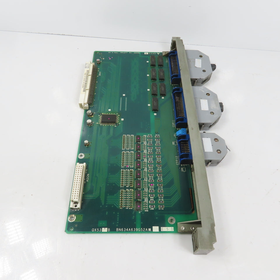 Mitsubishi BN634A639G52A QX531 PLC Control Board W/ Connectors