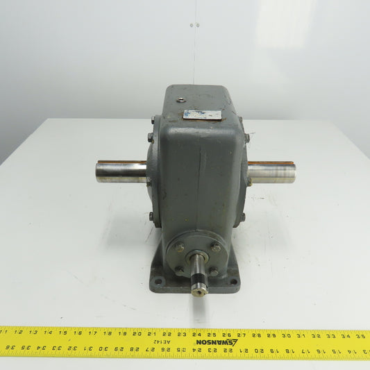 Boston gear F71825STB5J3 37:1 Ratio Gear Reducer 492IN-LB 0.700HP Input