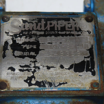 Sandpiper EB1-A Type TGN-2-HI Pneumatic Diaphragm Pump 100PSI 1" / 1-1/4" NPT