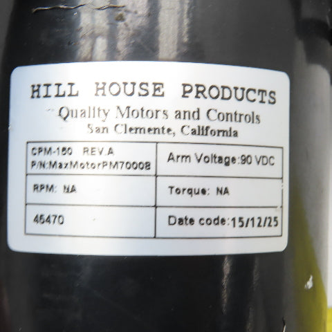 Hill House PM7000B 115V 1Ph Drill Unit 0-2680RPM Variable Speed  1/10Hp
