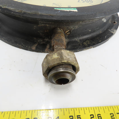 Ashcroft Duragauge Steel Tube 0-2500 Pressure Gauge 14-1/8" OD