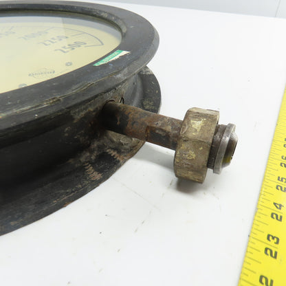 Ashcroft Duragauge Steel Tube 0-2500 Pressure Gauge 14-1/8" OD