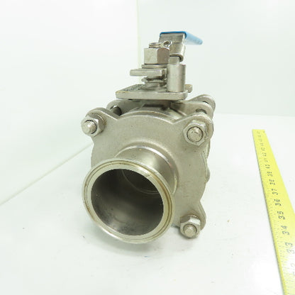 VNE 2-1/2" Stainless Steel Ball Valve 316 1000 WOG