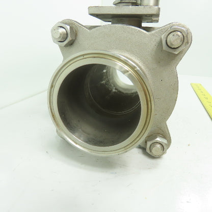VNE 2-1/2" Stainless Steel Ball Valve 316 1000 WOG