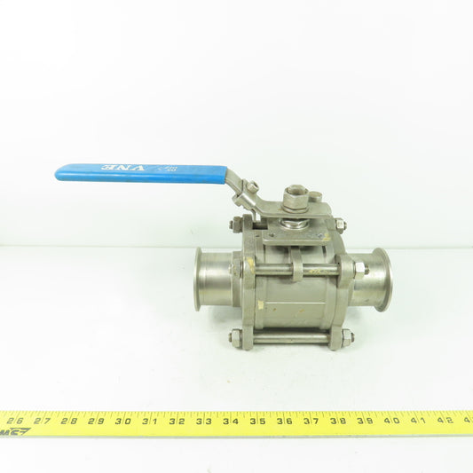 VNE 2-1/2" Stainless Steel Ball Valve 316 1000 WOG