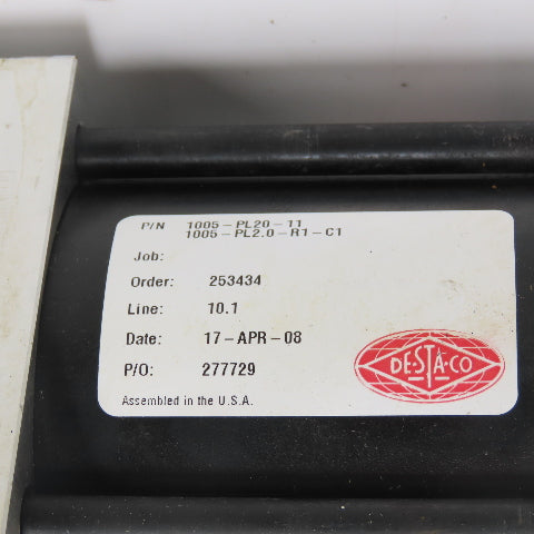 Destaco 1005-PL20-11 Pneumatic Batwing Clamp 1005-PL2.0-R1-C1
