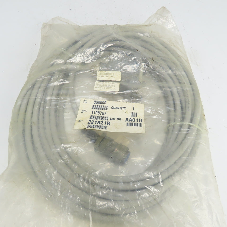 221821B AA01H Robotic Connector Cable W/ Harting 16-Pin