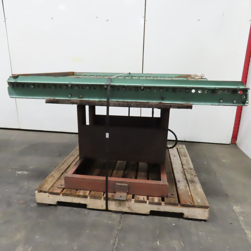 41" W x 60" Long 2.5" OD Rotating Top Steel Roller Gravity Conveyor 40" BF