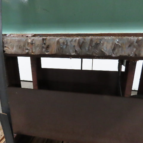 41" W x 60" Long 2.5" OD Rotating Top Steel Roller Gravity Conveyor 40" BF