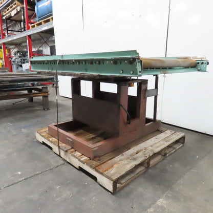 41" W x 60" Long 2.5" OD Rotating Top Steel Roller Gravity Conveyor 40" BF