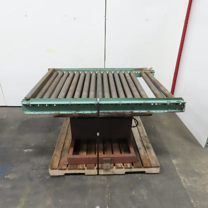 41" W x 60" Long 2.5" OD Rotating Top Steel Roller Gravity Conveyor 40" BF