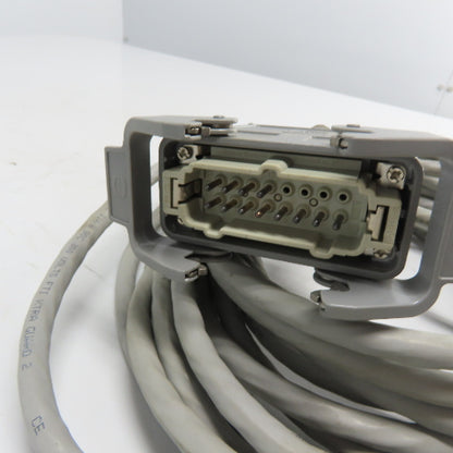 221821B AA01F Robotic Connector Cable W/ Harting 16-Pin 40' Long