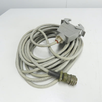 221821B AA01F Robotic Connector Cable W/ Harting 16-Pin 40' Long