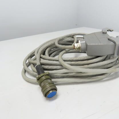 221821B AA01F Robotic Connector Cable W/ Harting 16-Pin 40' Long