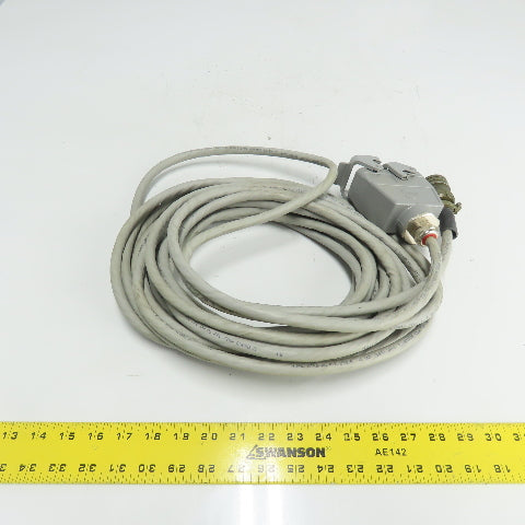 221821B AA01F Robotic Connector Cable W/ Harting 16-Pin 40' Long