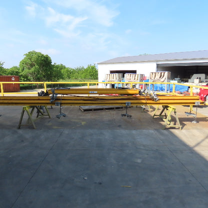 EMH Ceiling Hung Bridge Crane 15'-3" Span 20'-8" Run 10'-4" Hoist Travel W/Hoist