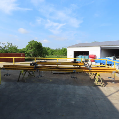 EMH Ceiling Hung Bridge Crane 15'-3" Span 20'-8" Run 10'-4" Hoist Travel W/Hoist