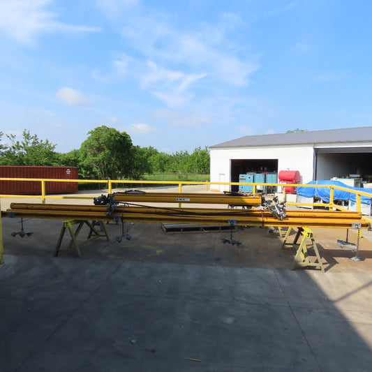 EMH Ceiling Hung Bridge Crane 15'-3" Span 20'-8" Run 10'-4" Hoist Travel W/Hoist