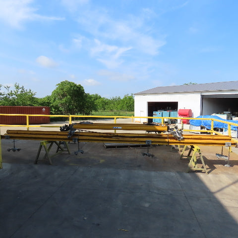EMH Ceiling Hung Bridge Crane 15'-3" Span 20'-8" Run 10'-4" Hoist Travel W/Hoist