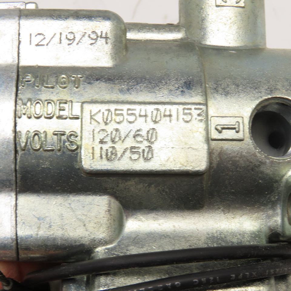 Schrader Bellows K054404153 Pilot Valve 120/110V Coil 1/4" NPT
