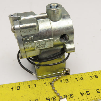 Schrader Bellows K054404153 Pilot Valve 120/110V Coil 1/4" NPT