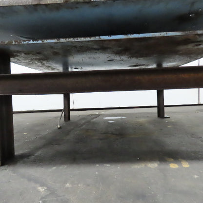 42.5" W x 60" Long 2.5" OD Rotating Top Steel Roller Gravity Conveyor 39" BF