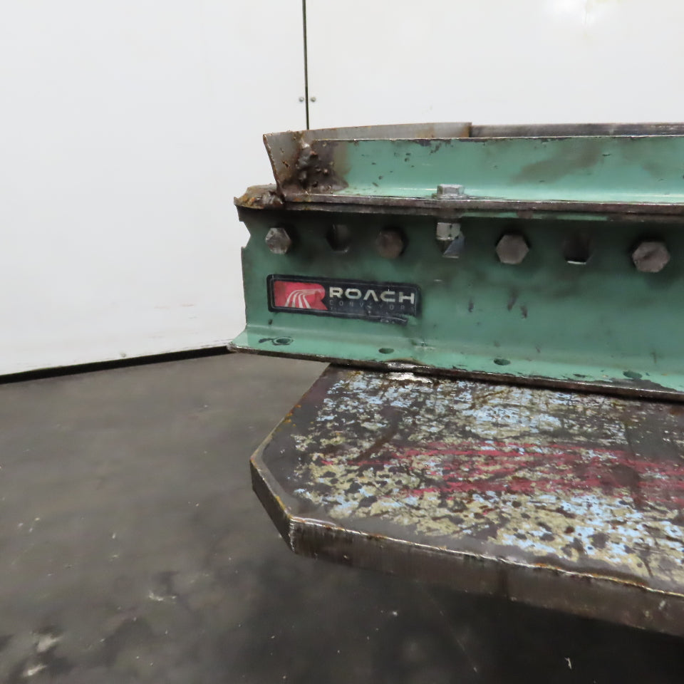 42.5" W x 60" Long 2.5" OD Rotating Top Steel Roller Gravity Conveyor 39" BF