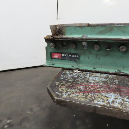 42.5" W x 60" Long 2.5" OD Rotating Top Steel Roller Gravity Conveyor 39" BF
