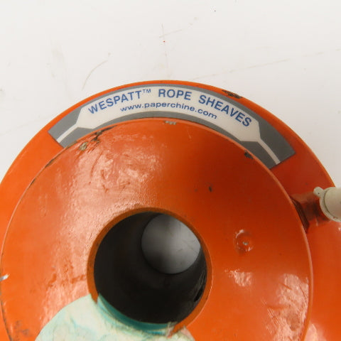 Paperchine Wespatt 5-1/4"OD Rope Sheave 1-1/4" Bore 1-3/4" Groove